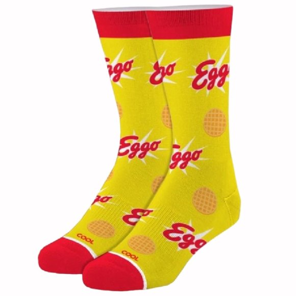 Eggo Waffles Athletic Crew Socks - NEW Fast Ship - Picture 1 of 2